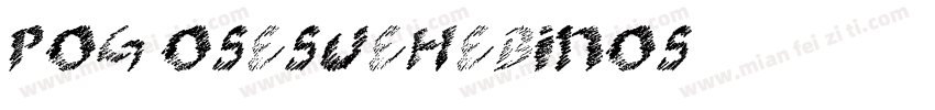 Pog oSesueHebinos字体转换